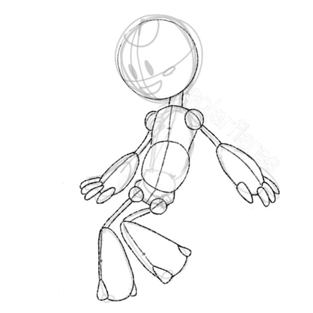 sketch with some lines on it